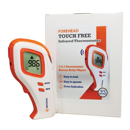 Veridian Healthcare Forehead Touch-Free Infrared Thermometer | Non-Contact | Body & Object Measurements | Instant Results | Fever Indicator