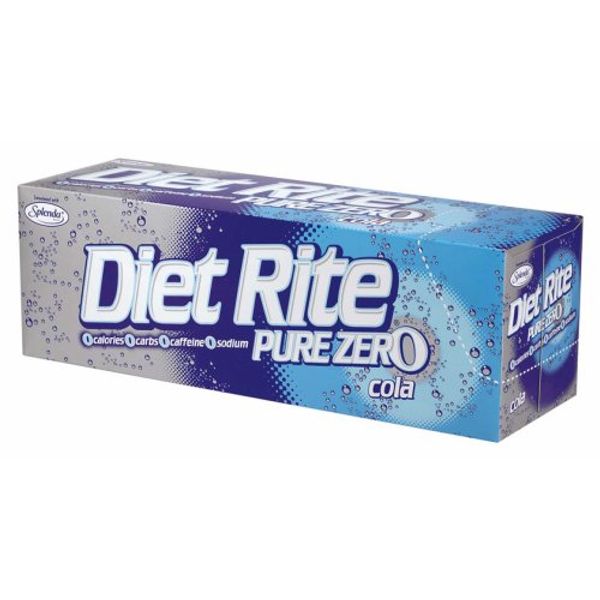 Diet Rite Cola, 12 Fl Oz (pack of 12)