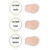 BaeBlu Organic LUX Liquid Foundation SAMPLES, Vanilla, Cream, Hazelnut