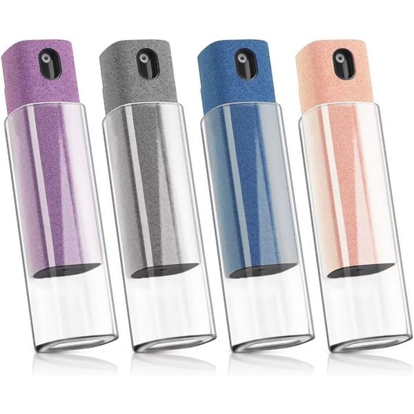 4 Pack Screen Cleaner 3-in-1 Touchscreen Mist Cleaner Spray and Microfiber Cloth