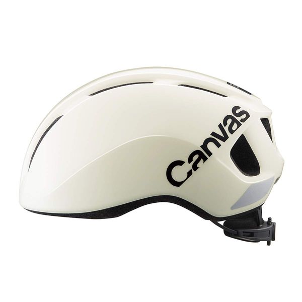 OGK KABUTO Bicycle Helmet, Canvas Sports, M/L (22.4 - 23.2 inches (57 - 59 cm), Off-White, JCF Recommended