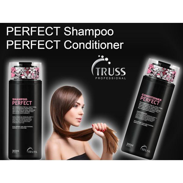 TRUSS PROFESSIONAL Perfect Shampoo / Perfect Conditioner 300 ml - 10.14 Fl.Oz
