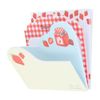 Sunstar Stationery S2841630 Sticky Notes, Die Cut Block, ICHIGO Strawberry, A-Pattern