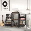 Record Player Stand with Vinyl Storage, Record Player Table with Vinyl Record St