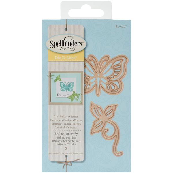 Spellbinders Spellbinders Shapeabilities Die D-Lites-Brilliant Butterfly,
