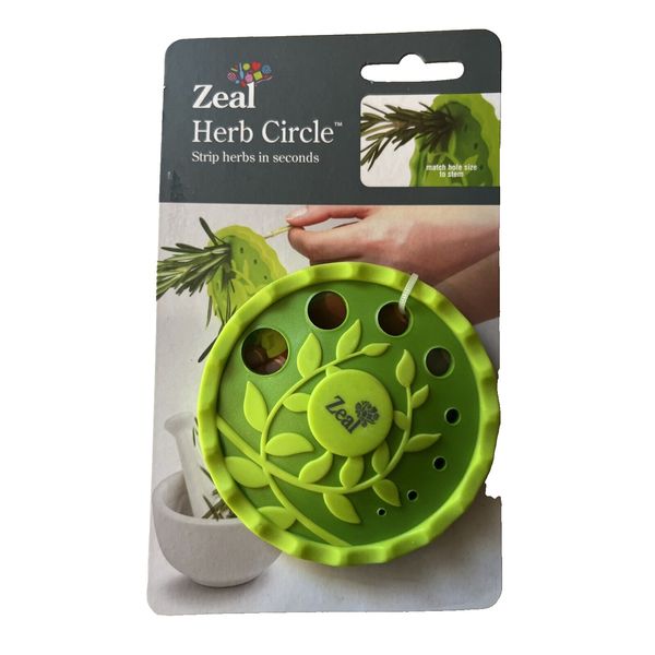 Herb Stripper 8 hole Zeal Herb Circle Kitchen Stripping Tool Plastic Garden