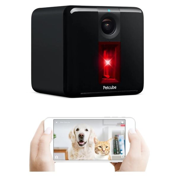 ⭐️Petcube Play Smart Pet Camera Interactive Laser Toy Remote Dog/Cat BLACK✅