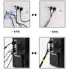 100pcs 200MM Cable Ties Reusable Cable Ties Color Binding PC Binding Band 200mm Cable Ties Repeat Color