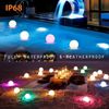 4pc Floating Pool Lights IP68 Waterproof LED Orb Glowing Ball Light Night Lamp