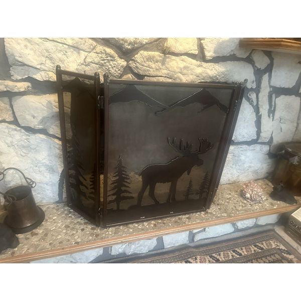 Custom-Made Fireplace Screen