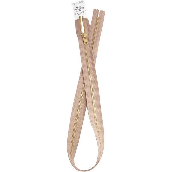 American & Efird Upholstery Zipper 30": Beige