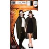 Wicked Costumes Vampire Cape with Stand Up Collar - Black