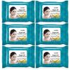 Epielle OG Makeup Remover Cleansing Wipes Tissue | Gentle for all Skin Types | Daily Facial Cleansing Towelettes | Removes Dirt, Oil, Makeup | Nicely Scented Argan Oil | 30 Count | 6 Pack Beauty Stocking Stuffers Gift