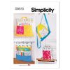 Simplicity SS9513OS Backpacks, Reading Pillow, Bed Organizer OS One Size Only