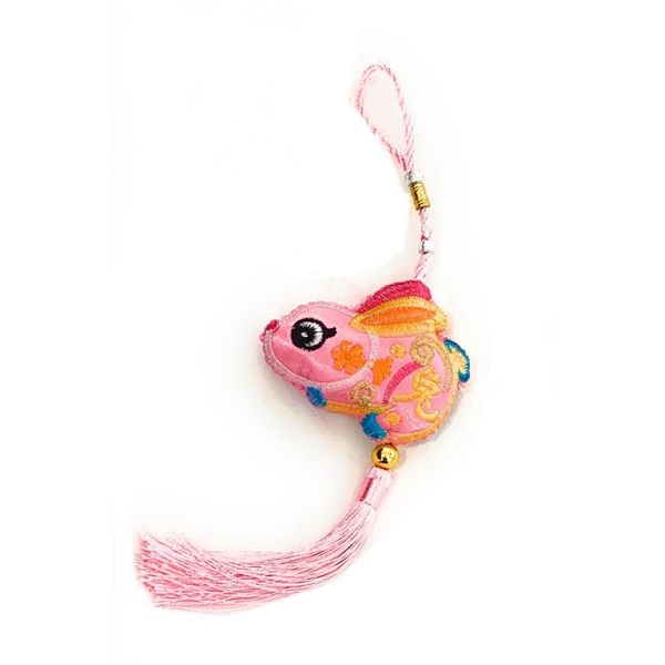 Lucky Tassel Chinese New Year Wall Hanging Car Deco Bag Charm - Zodiac Animals (Rabbit)