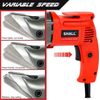 SHALL Electric Metal Cutting Shear, Corded Sheet Metal Cutter, Variable Speed