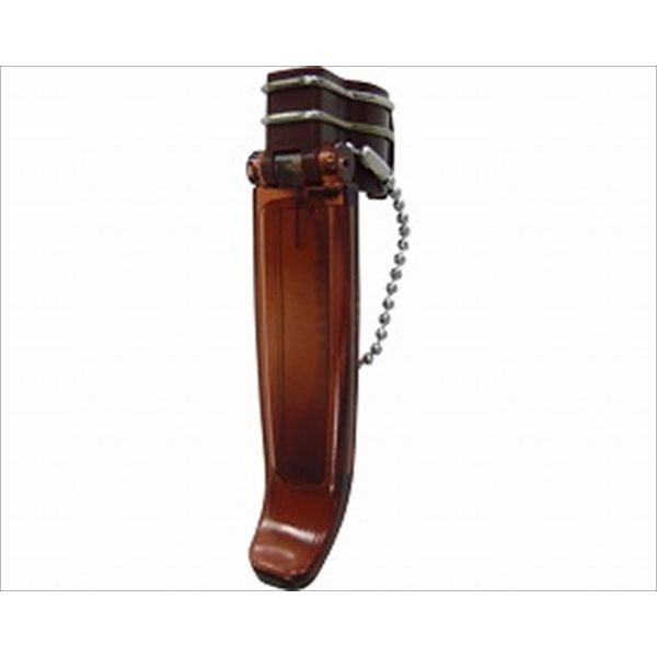 Cane Clip-On One-Touch Clear Brown