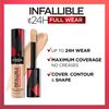 L’Oréal Paris Infallible Full Wear Concealer Waterproof, Full Coverage, Pecan, 0.33 fl. oz.