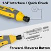 Mini Cordless Electric Screwdriver Kit Rechargeable Screwdriver Bit Set 4V Power