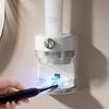 Automatic Toothpaste Dispenser,Wall Mounted Electric Toothpaste Dispenser for Kids and Adults,Toothpaste Squeezer with Adjustable Toothpaste Dispensing Volume for Bathroom (White)