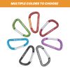 Brotree Small Carabiner Clips Mini Aluminum Carabiner - 6cm D-Ring