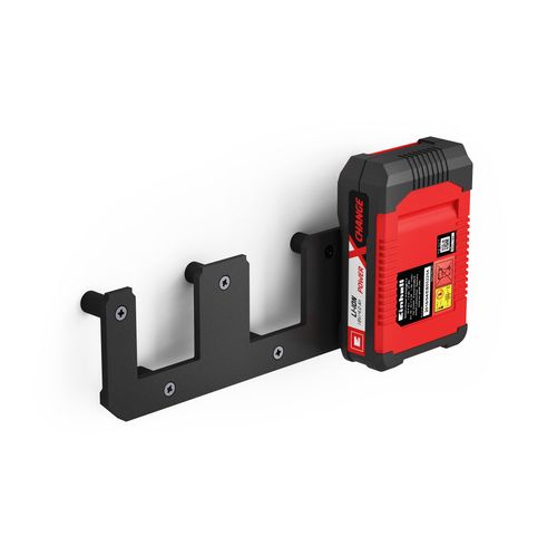 NewGround Designs Battery Wall Mount Suitable for Einhell 18 V Batteries Power-X-Change Battery Holder Wall Mount (3 Batteries)