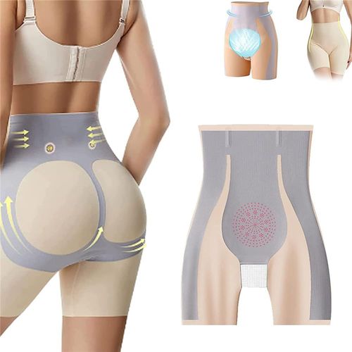 Yingqible Girdle Shapewear Butt Lifting Shorts, Compression Inner Spats, Breathable, Tummy Tightening, High Waist, Hip Lifting, Seamless Spats, Inner Shaping, Beautiful Butt, Postpartum Women's, beige