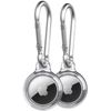 Tech21 Evo Clear AirTags case with Carabiner. Compatible with Apple AirTag.
