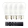 LED Light Bulb, Dimmable, Toned, Remote Controlled, Power Consumption, 9W, E26 Base, 60W Equivalent, Timer, Dimmable, Daylight, Daylight, White Bulb, Night Light, Brightness Memory Function, Table