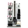 PCI-E 1X to 16X Riser Card, Graphics Extension Power Riser Adapter Card with USB 3.0 Extension Cable & 6 Pin Cable