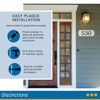 Hillman 848711 Paintable Address Plaque, White 6" x 16"