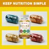 2 Pack - Vitamatic Vitamin D3 K2 Gummies - 120 Count - Supports Healthy Bone