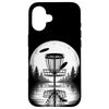 Retro Frisbee Golf Basket Silhouette Disc Golf Case for iPhone 16