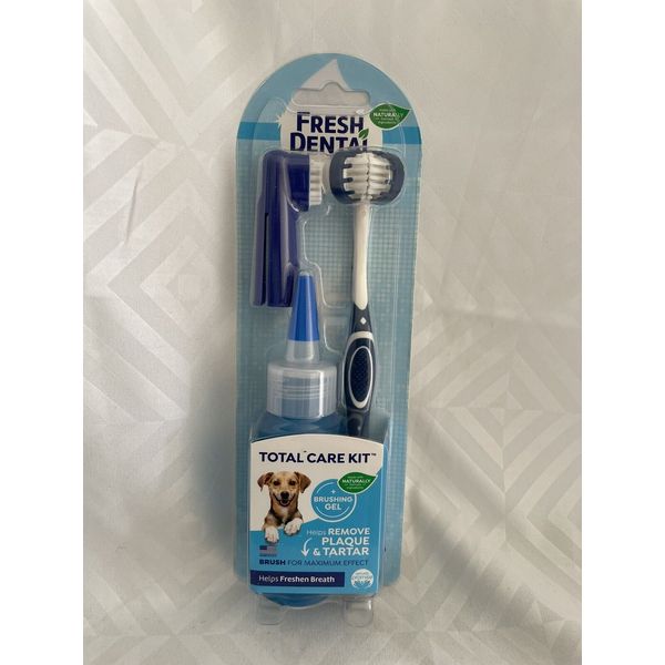 Fresh Dental Oral Care Dental Kit Dog Tooth Brush Pet Canine Odor Breath BFR