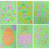 (2 Pack) 10 Colour Your Own Easter Cards with Envelopes - Eco Packaging