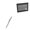 BoxWave Stylus Pen Compatible with Omron Basic Programable Terminal TW01B-V1 - FineTouch Capacitive Stylus, Super Precise Stylus Pen - Metallic Silver