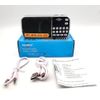 Blk Multifunctional Digital MP3 Pocket Speaker AM/FM Radio Bluetooth/USB/SD/AUX