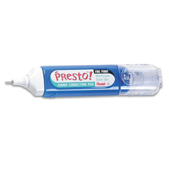 Presto! Multipurpose Correction Pen, 12 ml, White, Sold as Pack of 2