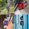 SISAV 4 Digit Combination Lock,Gym Padlock,Outdoor Combination Padlock,Suitable for School Lockers,Tool Boxes,Fences,Gate(Green 2 Pack)