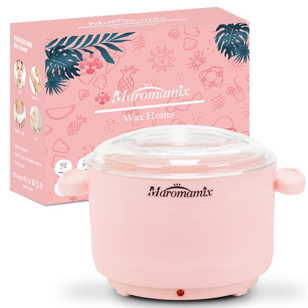 Silicone Wax Warmer for Hair Removal, Compact Portable Electric Wax Heater Machine for Soft and Hard Wax Beads Fast Heating, Home Gentle Waxing for Women for Body Brazilian Bikini Face Eyebrow