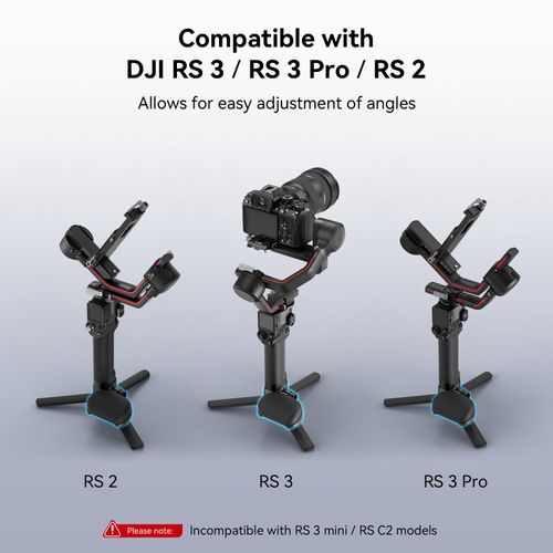 SmallRig RS3 RS2 Wrist Support Weight-Reducing for DJI RS 3/ RS 3 Pro/RS 2, Rotatable Design for Different Angle, with QD Quick Release Buckles, 1/4"-20 and 3/8"-16 Threaded Holes - 4248