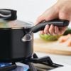 Black 14-Piece Smart Control Cookware Nonstick Pots and Pans Set