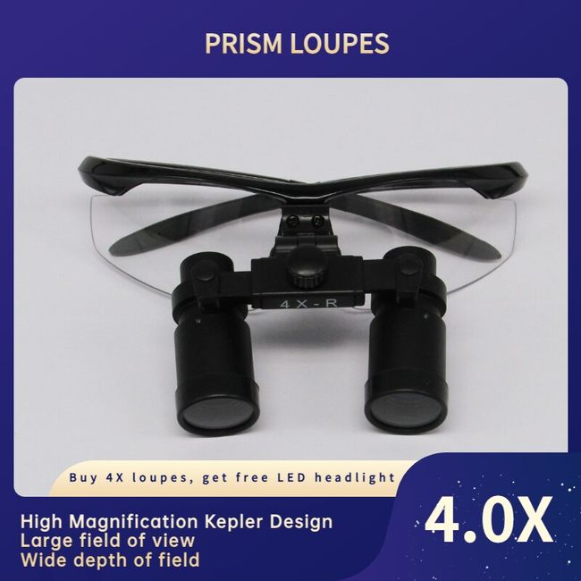 New Arrival Affordable Dental TTL Loupes 2.5X/3.0X/3.5X(Through The Lenses)  IPD 52-72mm Tailor Made TTL Medical Loupes