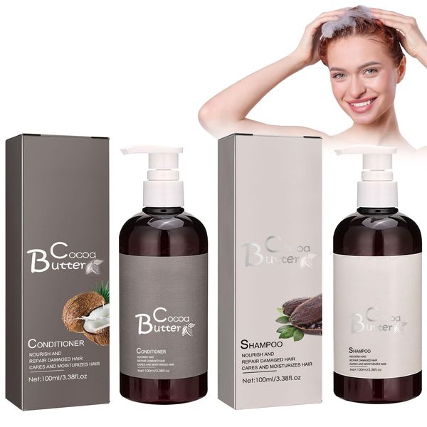 Duo Conditioner Und Shampoo, Moisturizing Shampoo And Conditioner Set, Bio Shampoo & Spülung, Pflegen Und Glätten Der Haare, Smooth Shampoo, Macht Das Haar Geschmeidig Und Verhindert Frizz