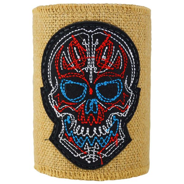 Novelty, Inc. All Natural Can Cooler (Black Skull)
