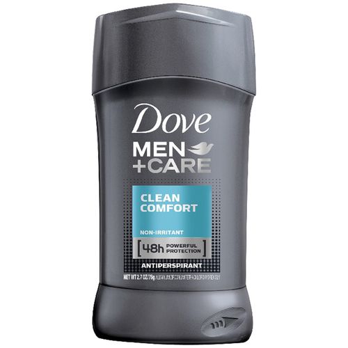 Dove Men+Care Antiperspirant Deodorant Stick, Clean Comfort, 2.7 oz