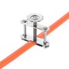uxcell Flow Control Tube Clamp Adjustable Helix Screw Compressor Hose Clamp for Lab 5pcs