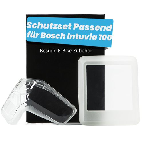 Besudo Protective Case Set for Bosch Intuvia100 & Bosch LED Remote Control Unit - Protective Case Protection Cover Against Scratches Impacts for BHU3200 & BRC3600 Ebike Accessories - L042-K-100
