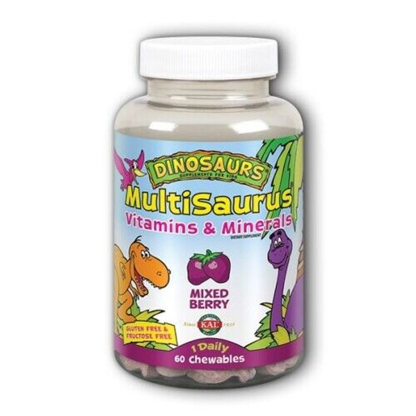 MultiSaurus  Mixed Berry 60 Chews By Kal