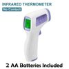 Precise Infrared Digital Thermometer Forehead + 2 x AA Batteries Included